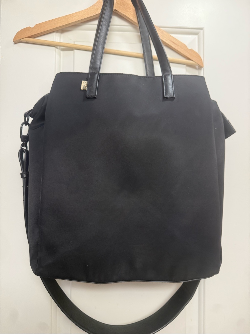 BEIS Black Commuter Tote Bag for - Sleek Everyday Carry